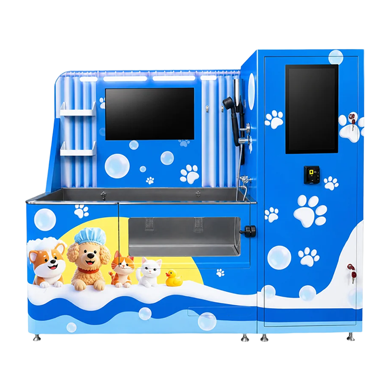 Beach Pet Self-Service Washing Station | Smart Dog Wash & Dry System
