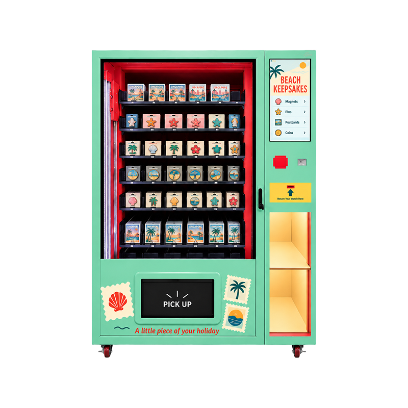 WEIMI Souvenir Vending Machine with Two Front Display Compartments