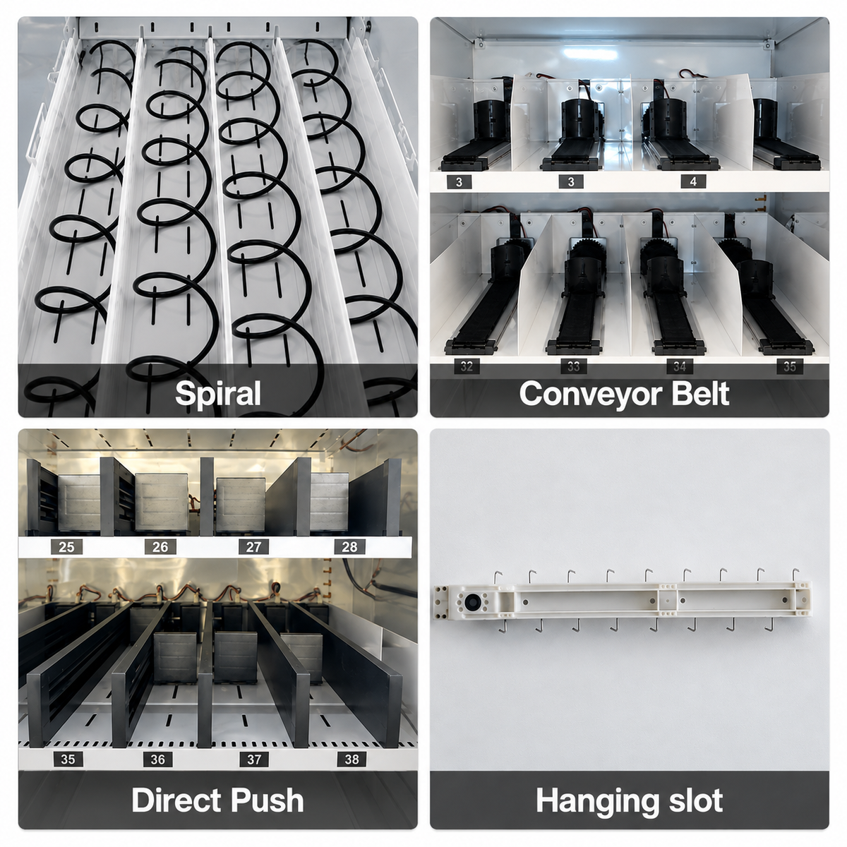 Select Spiral, Direct-Push or Conveyor-Belt Trays
