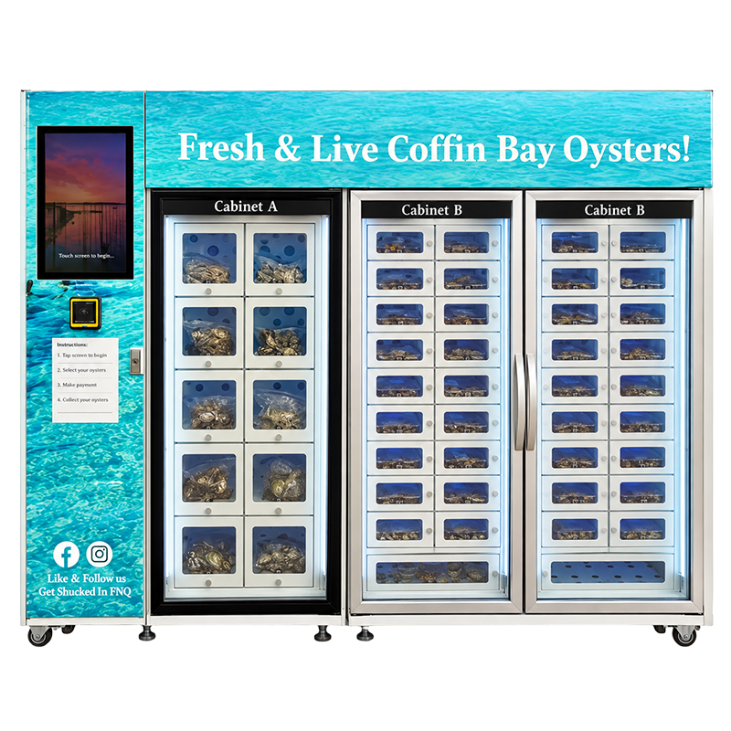WEIMI Refrigerated Oyster Vending Machine with Touchscreen