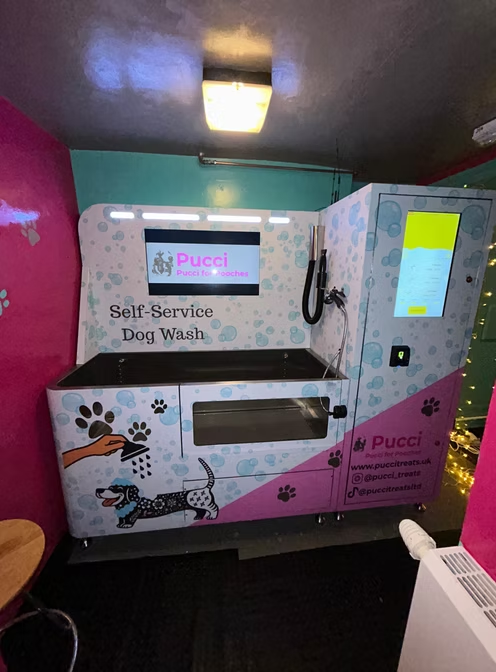 Pucci Treats Launches a 24/7 Self-Service Dog Wash with WEIMI
