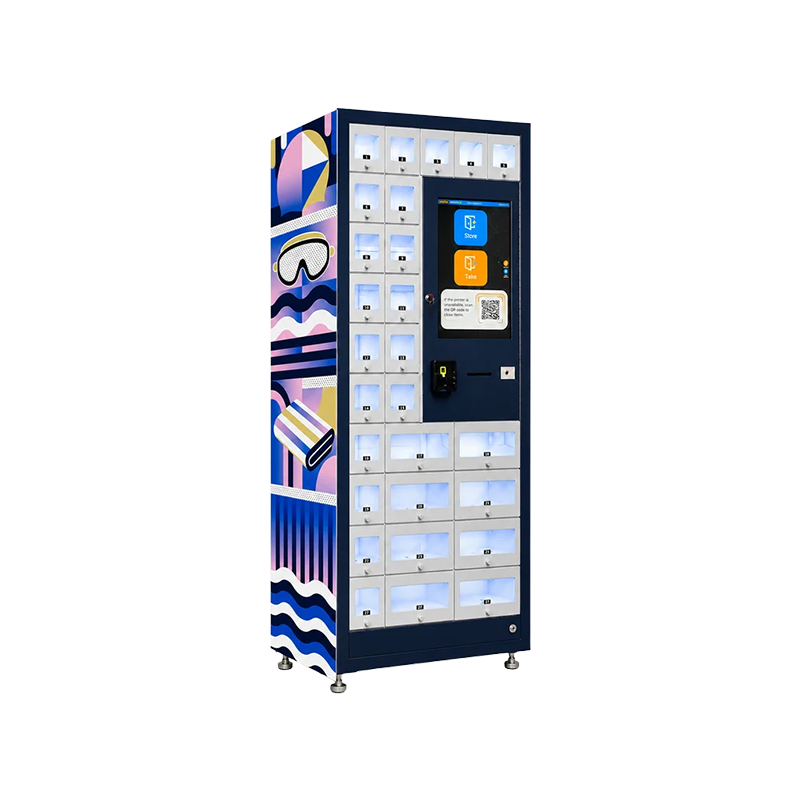 Smart Beach Locker Storage Machine with Touch Screen