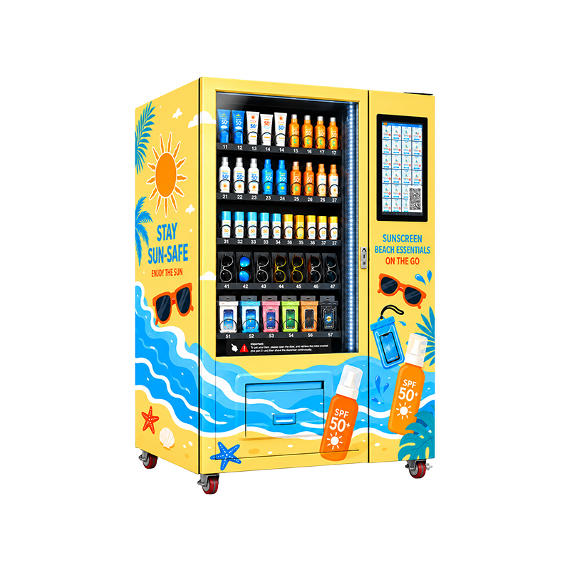 Sunscreen & Beach Essentials Vending Machine