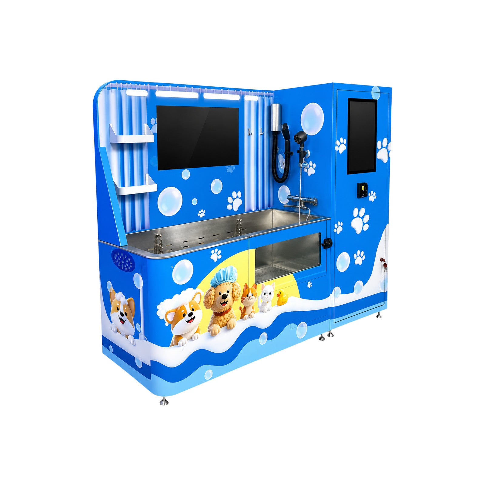Beach Pet Self-Service Washing Station | Smart Dog Wash & Dry System