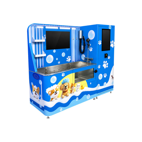 Beach Pet Self-Service Washing Station | Smart Dog Wash & Dry System