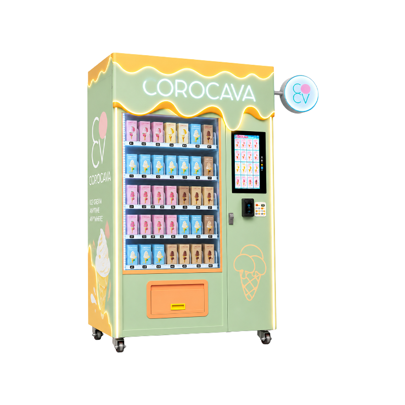 Smart Frozen Ice Cream Vending Machine with Touch Screen