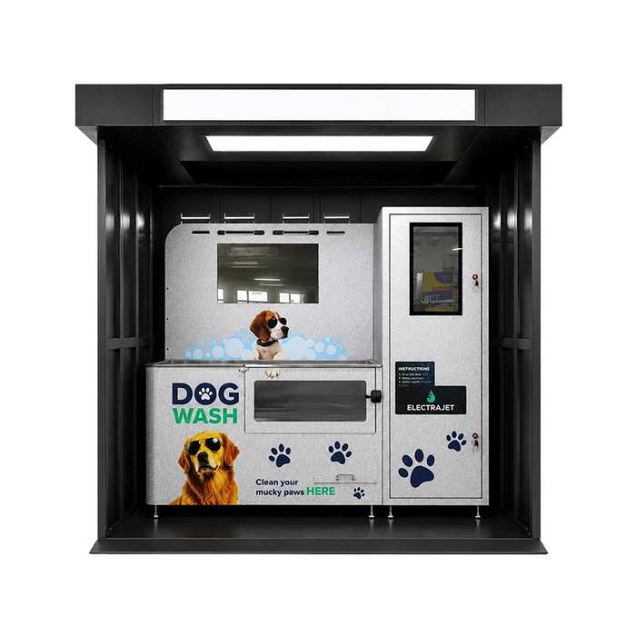Outdoor Self-Service Dog Wash Station for Communities & Pet-Friendly Sites