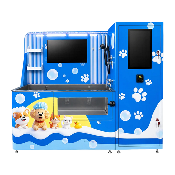 Beach Pet Self-Service Washing Station | Smart Dog Wash & Dry System