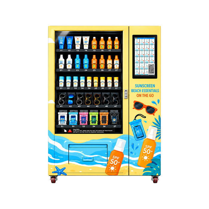 Sunscreen & Beach Essentials Vending Machine
