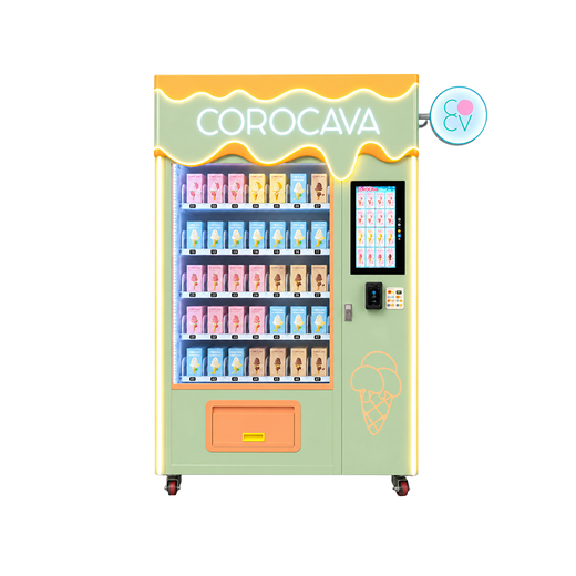 Smart Frozen Ice Cream Vending Machine with Touch Screen