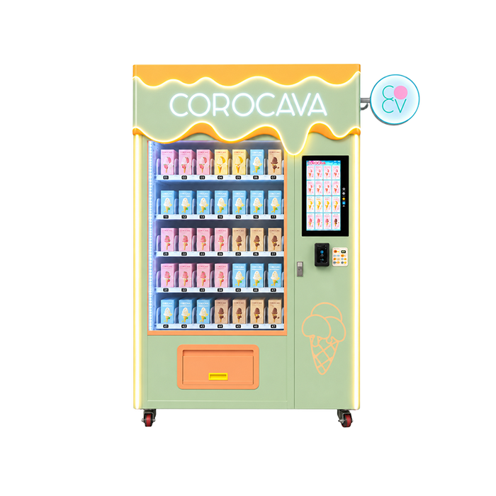 Smart Frozen Ice Cream Vending Machine with Touch Screen