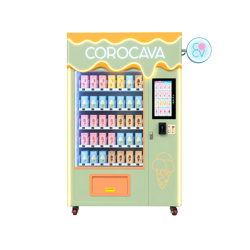 Smart Frozen Ice Cream Vending Machine with Touch Screen