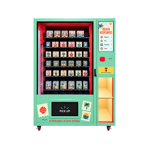 WEIMI Souvenir Vending Machine with Two Front Display Compartments