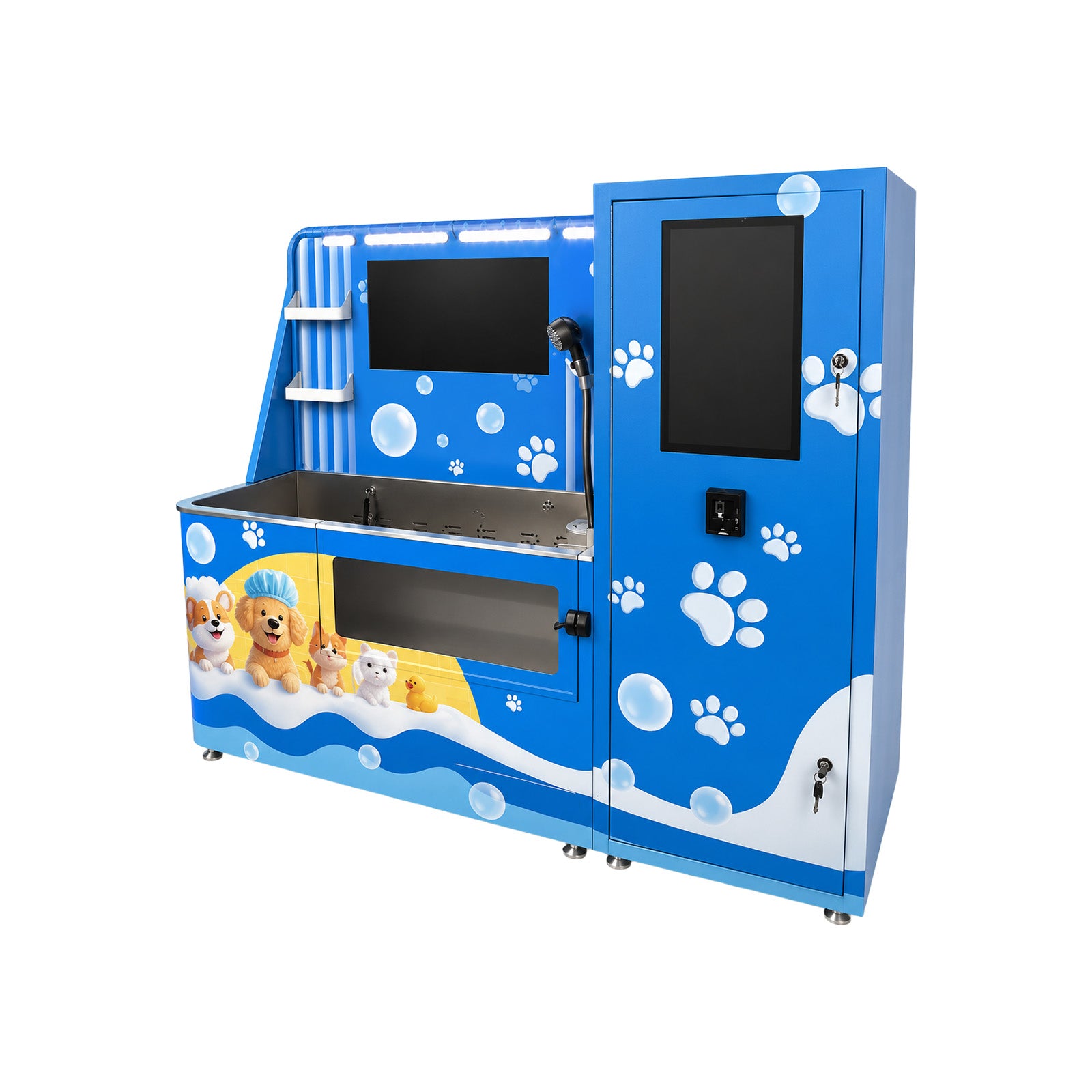 Beach Pet Self-Service Washing Station | Smart Dog Wash & Dry System