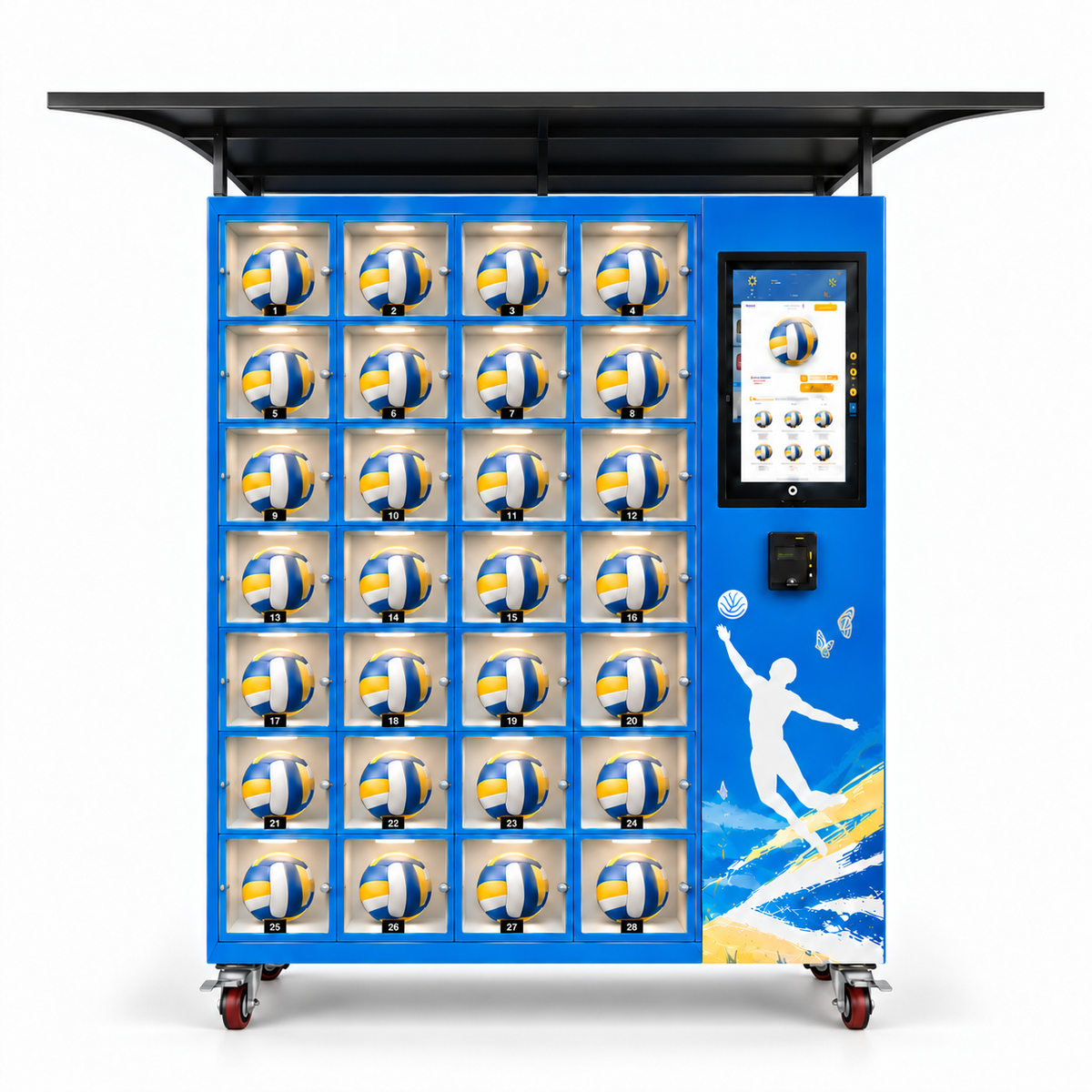 28 Individual Volleyball Lockers