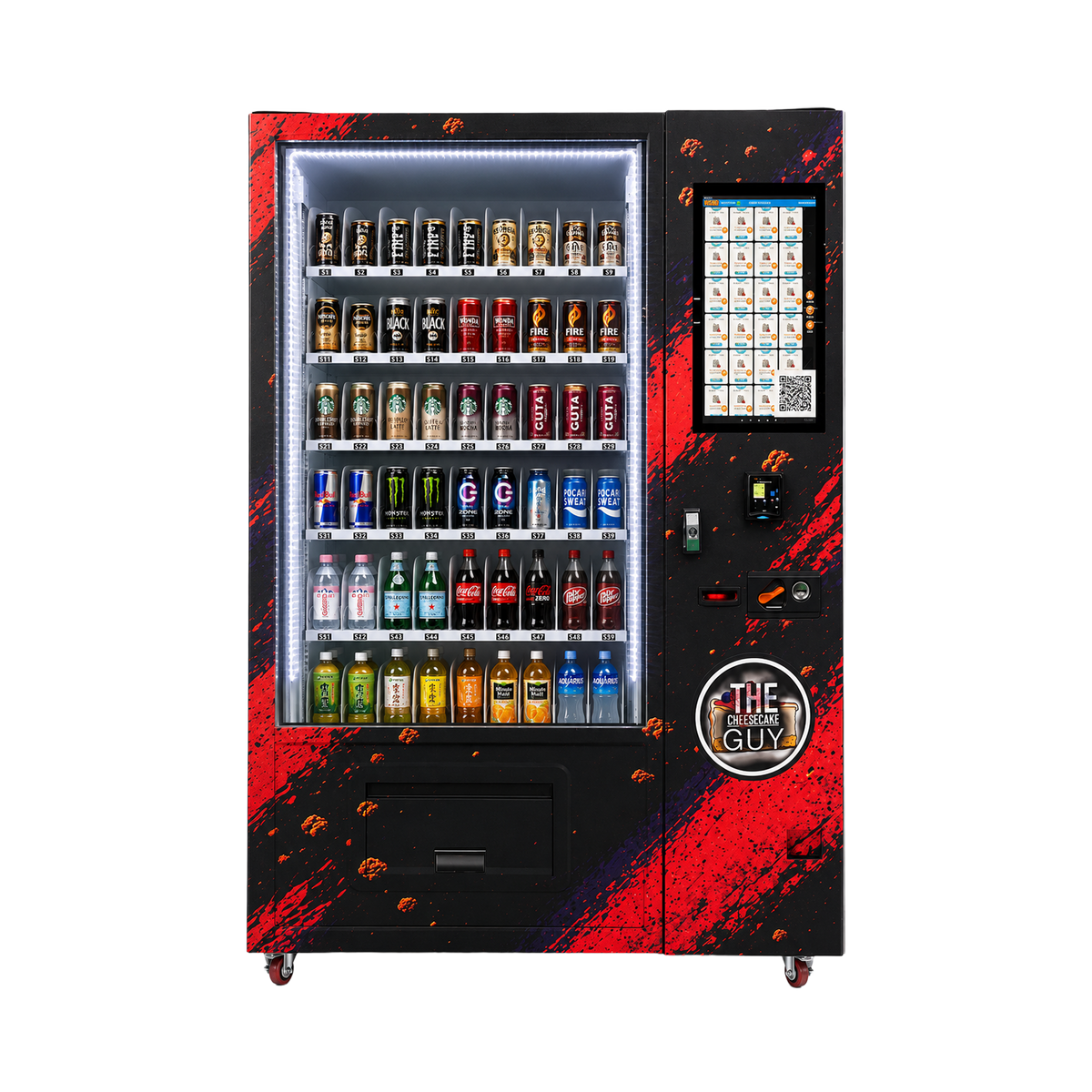 WM22 Snack and Drink Vending Machine with Touch Screen