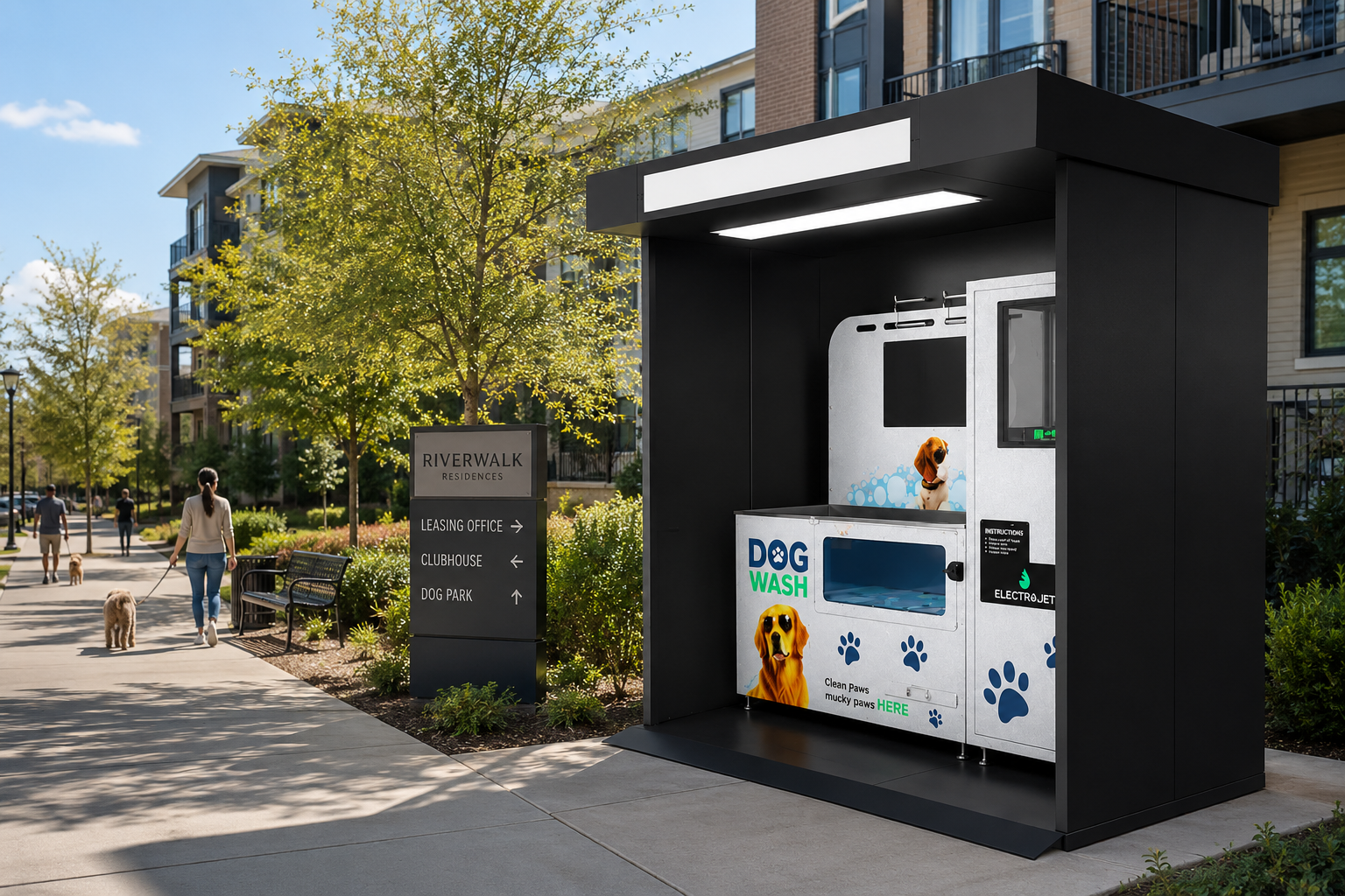 Create a Dog Wash Station That Fits Your Site