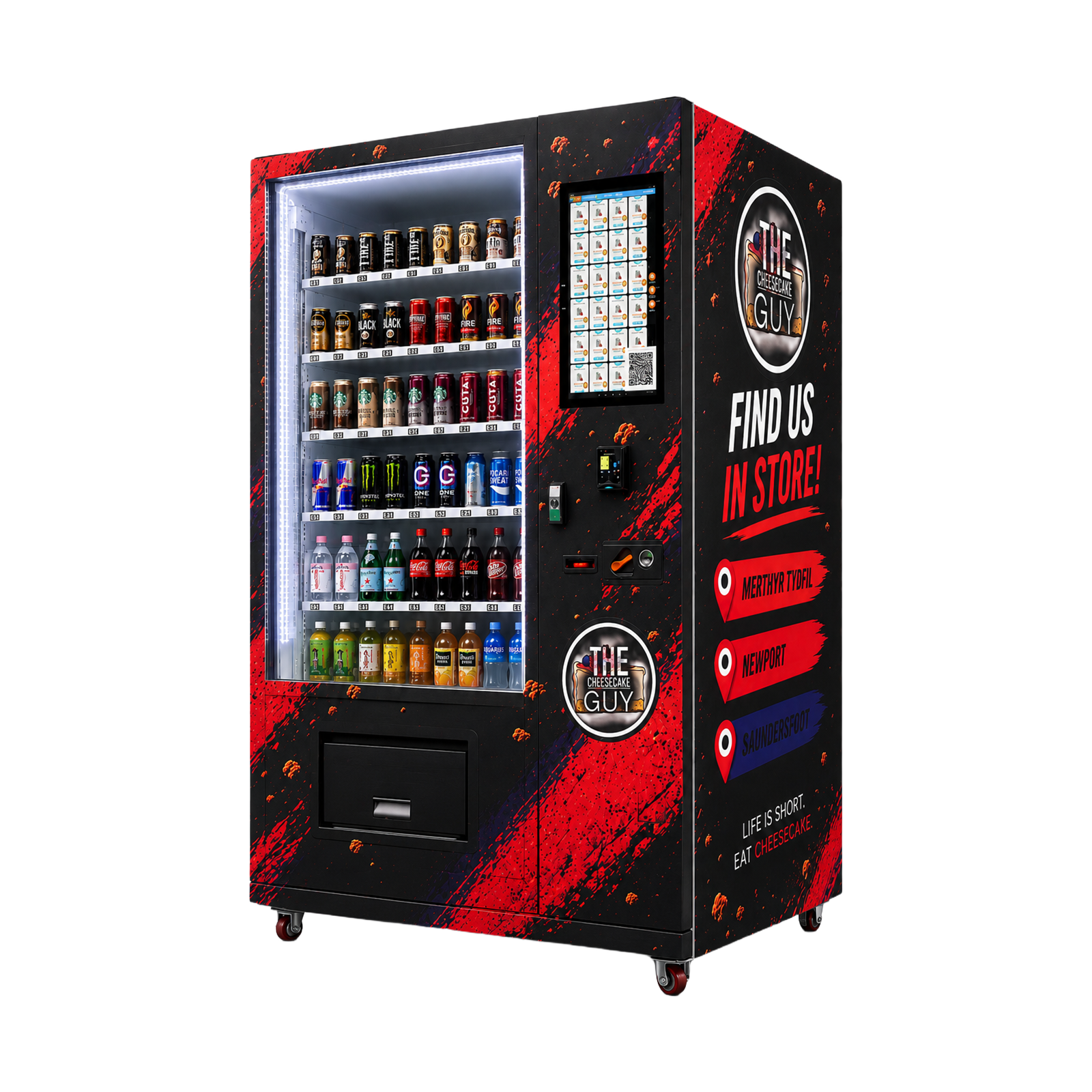 WM22 Snack and Drink Vending Machine with Touch Screen