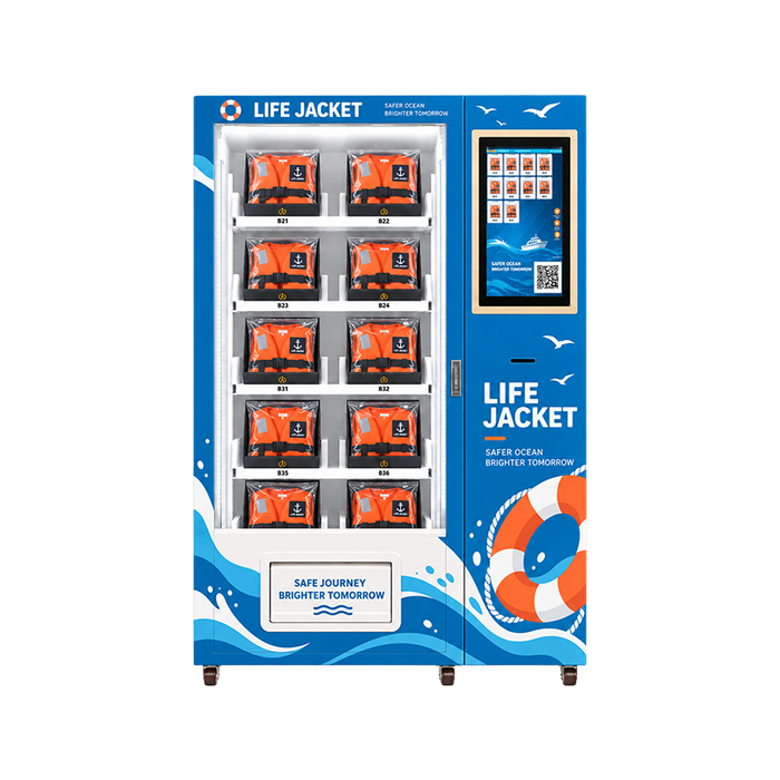 Smart Life Jacket Vending Machine for Beaches & Waterfronts