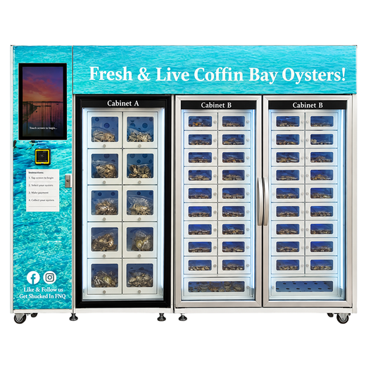 WEIMI Refrigerated Oyster Vending Machine with Touchscreen