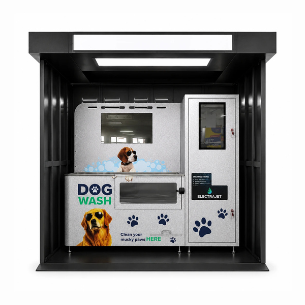 Outdoor Self-Service Dog Wash Station for Communities & Pet-Friendly Sites