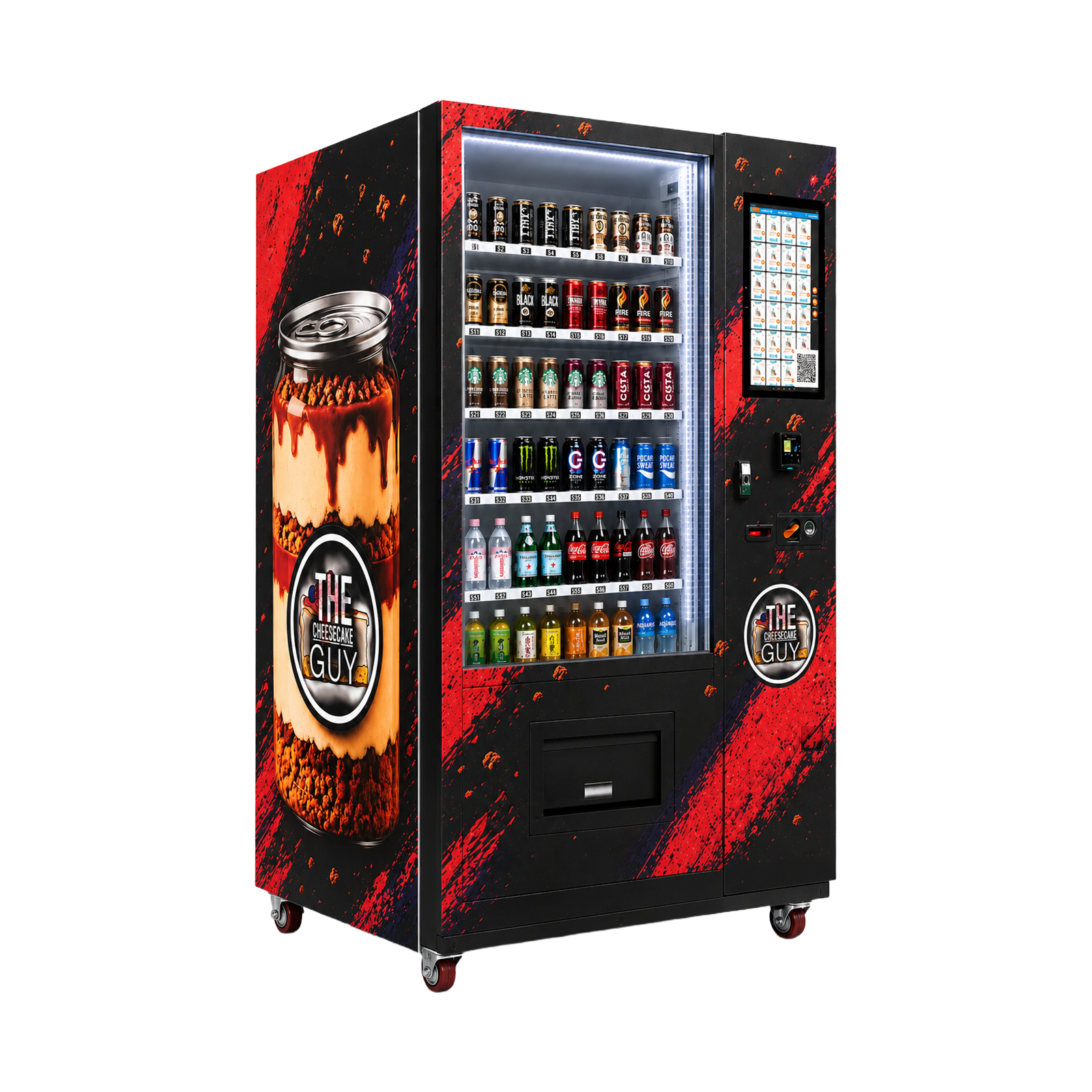 WM22 Snack and Drink Vending Machine with Touch Screen